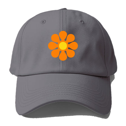 Retro 80s Flower Orange Hat