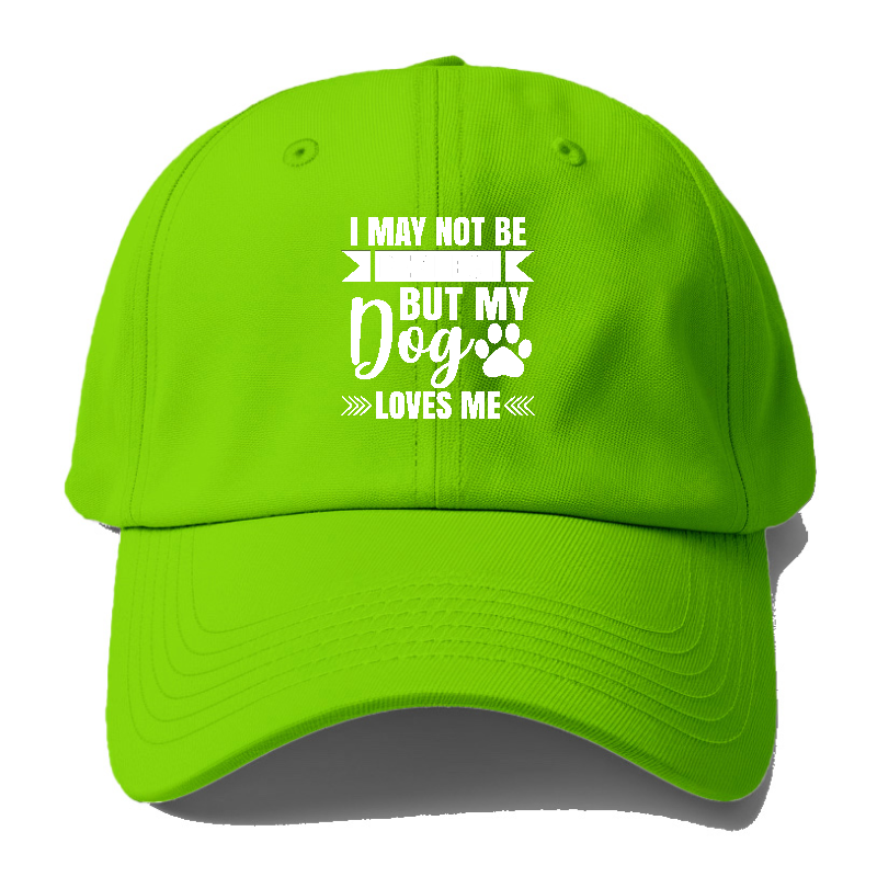 I may not be perfect but my dog loves me Hat