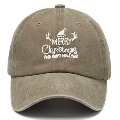 Merry Christmas And Happy New Year Hat