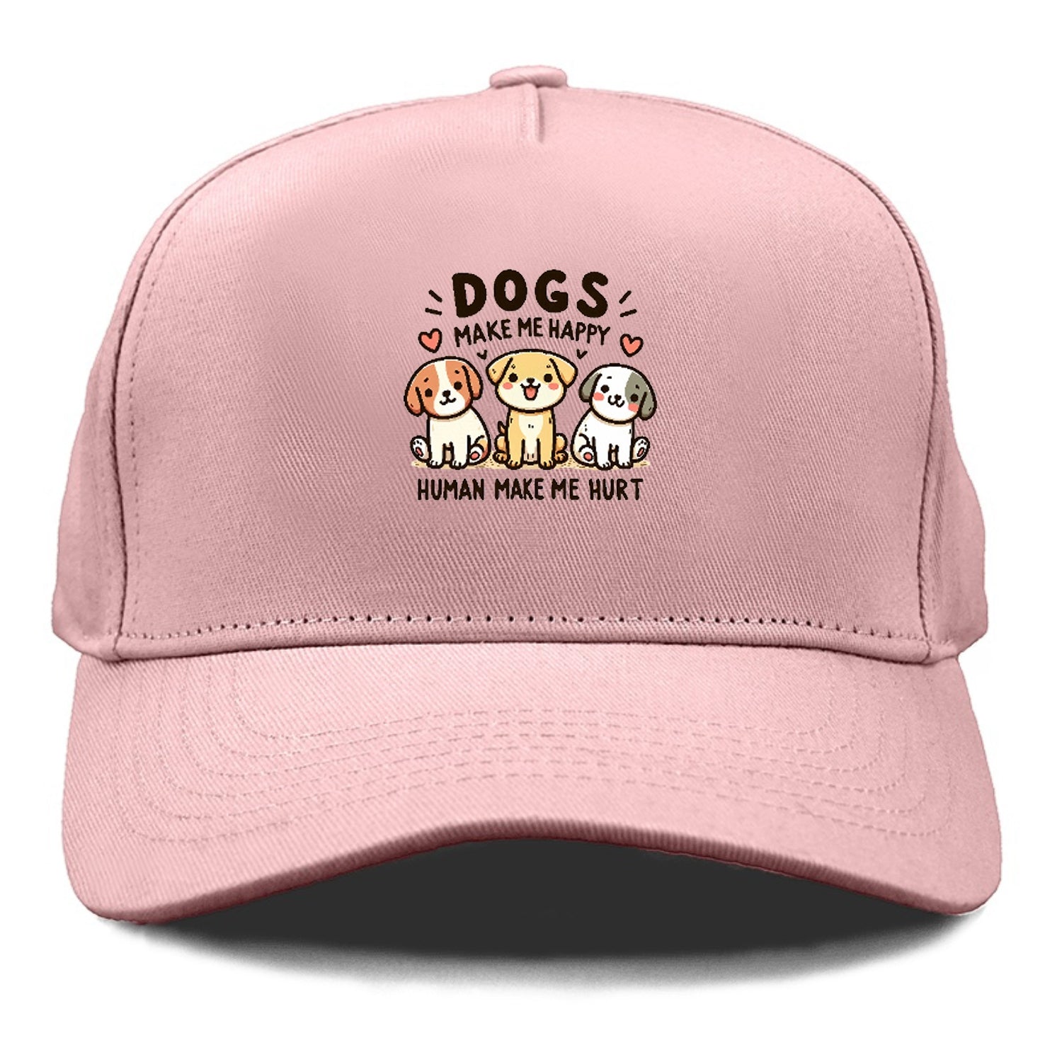 Dogs Make Me Happy Hat