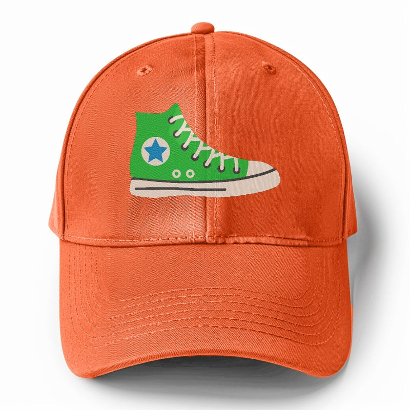 Retro 80s Converse Shoe Green Hat