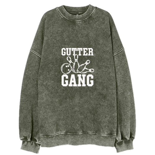 Gutter Gang Fun: Strike With Style In The 'bowling Affair' Vintage Sweatshirt