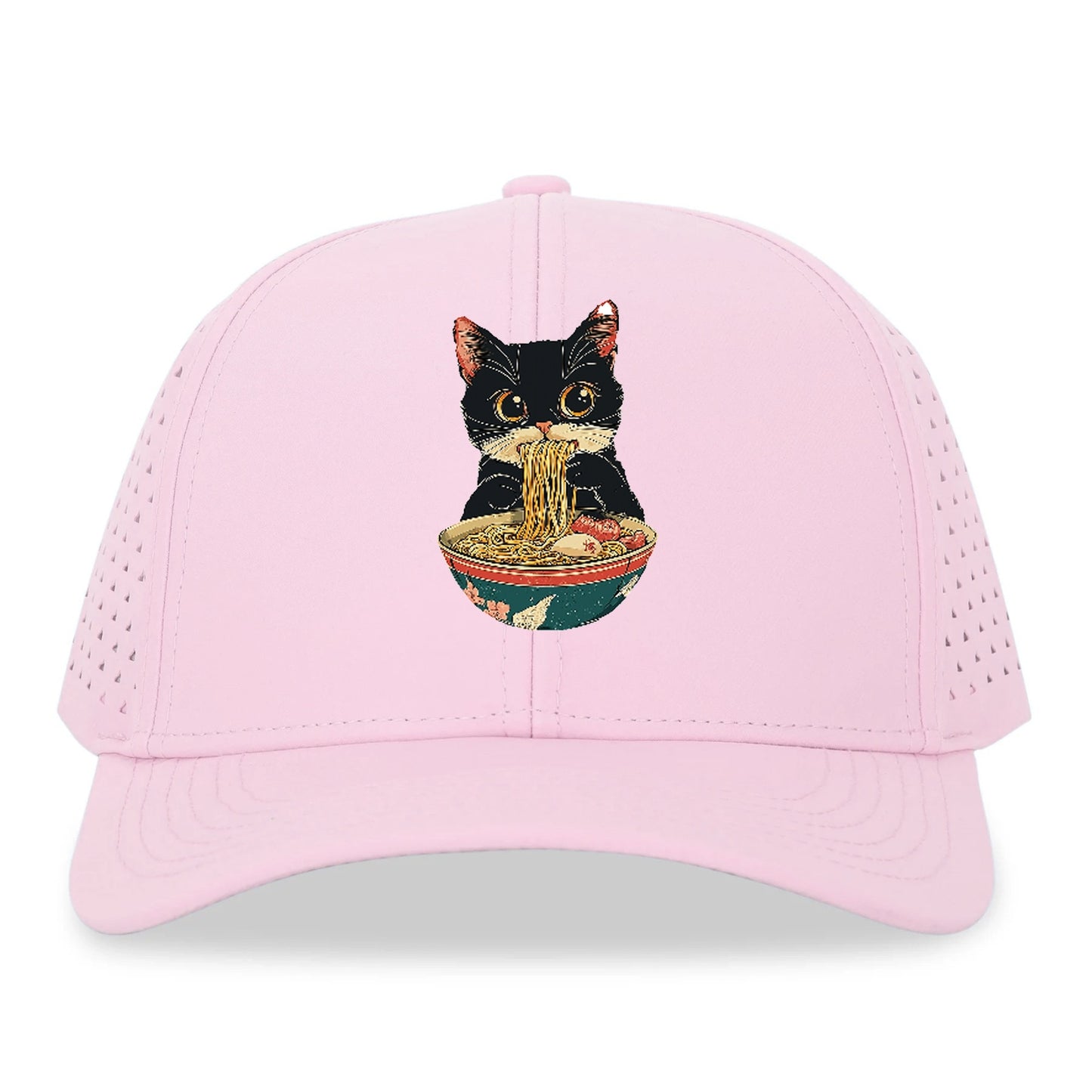 Cat Eating Noodles Hat