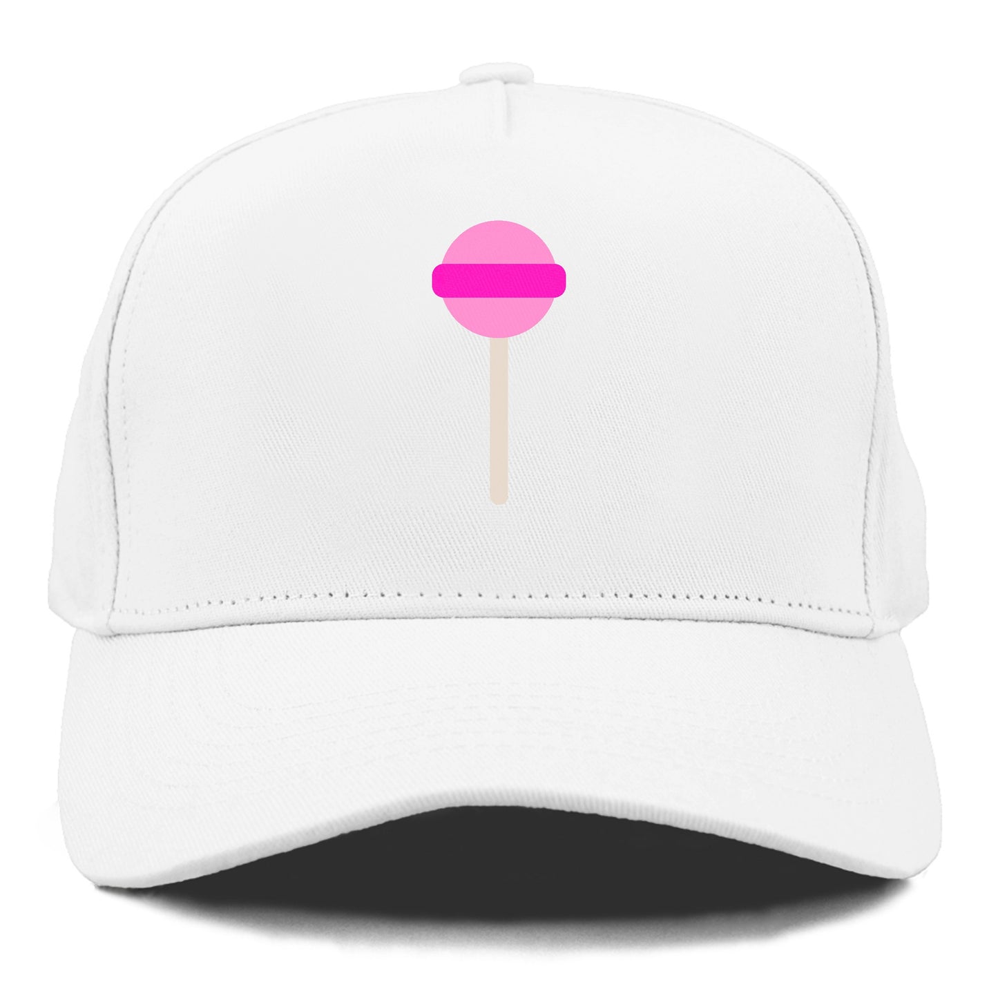 Retro 80s Lollipop Pink Hat