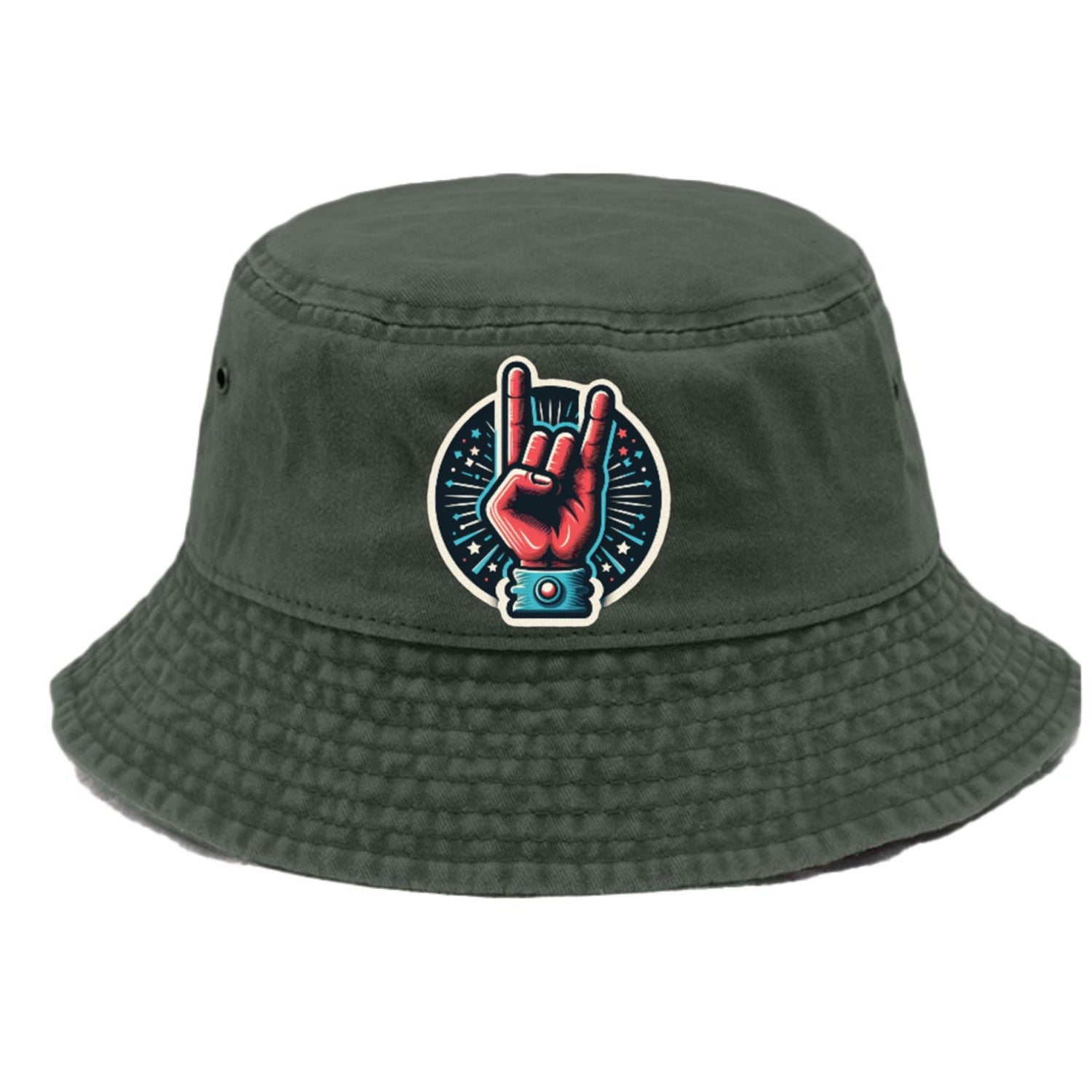 hand horn rock Hat