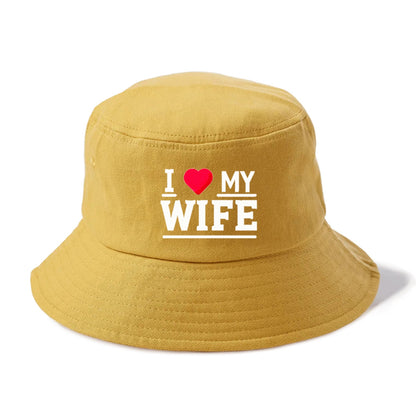 i love my wife Hat