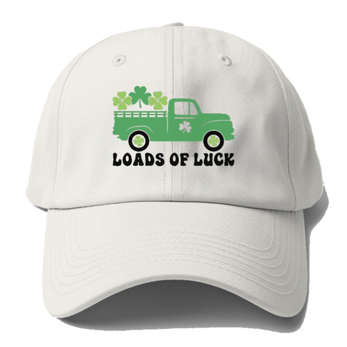 Loads Of Luck Clover Truck Baseball Cap