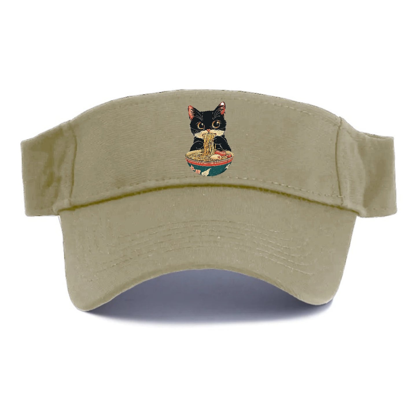 Cat Eating Noodles Hat