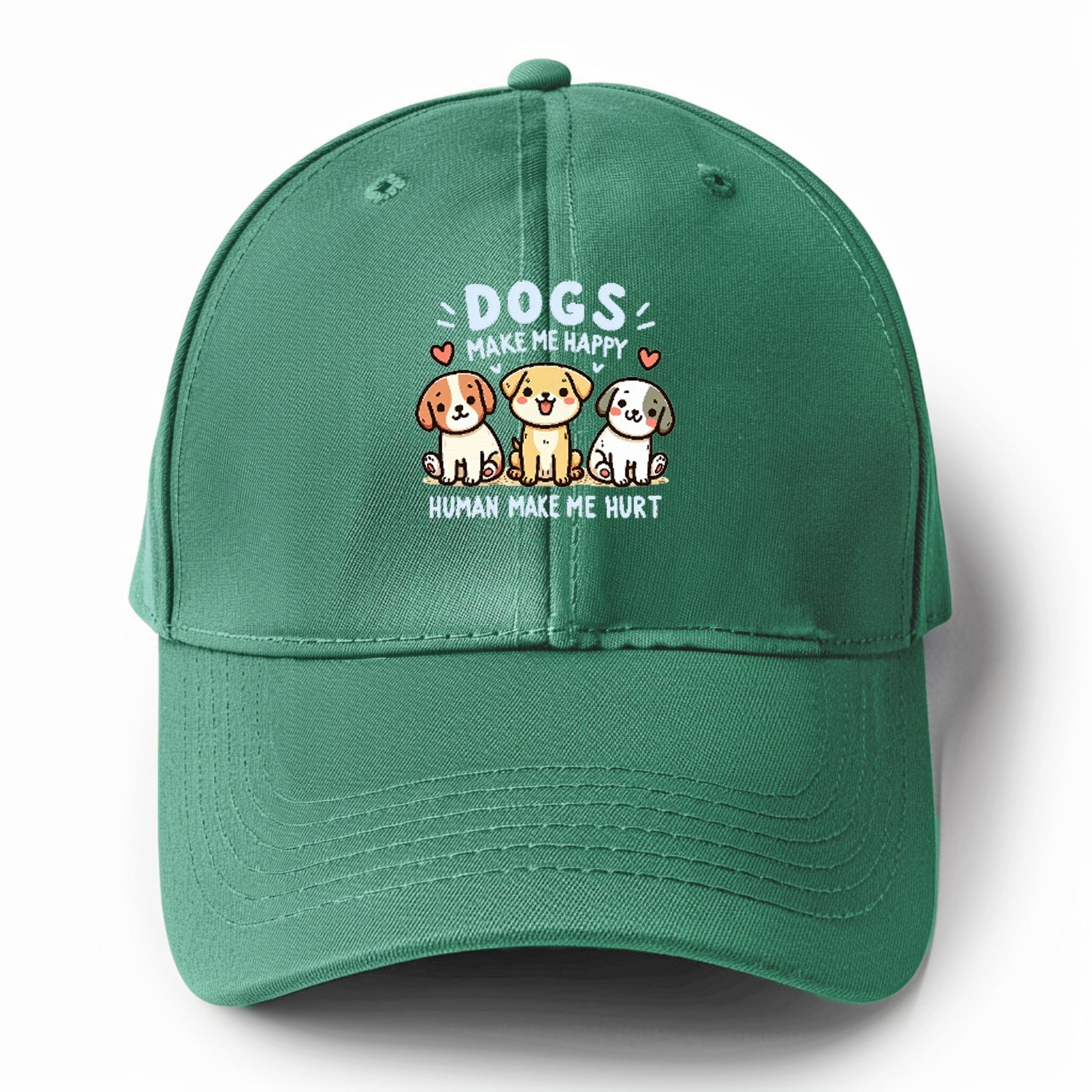 Dogs Make Me Happy Hat