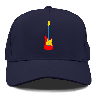 Retro 80s Guitar Red Hat