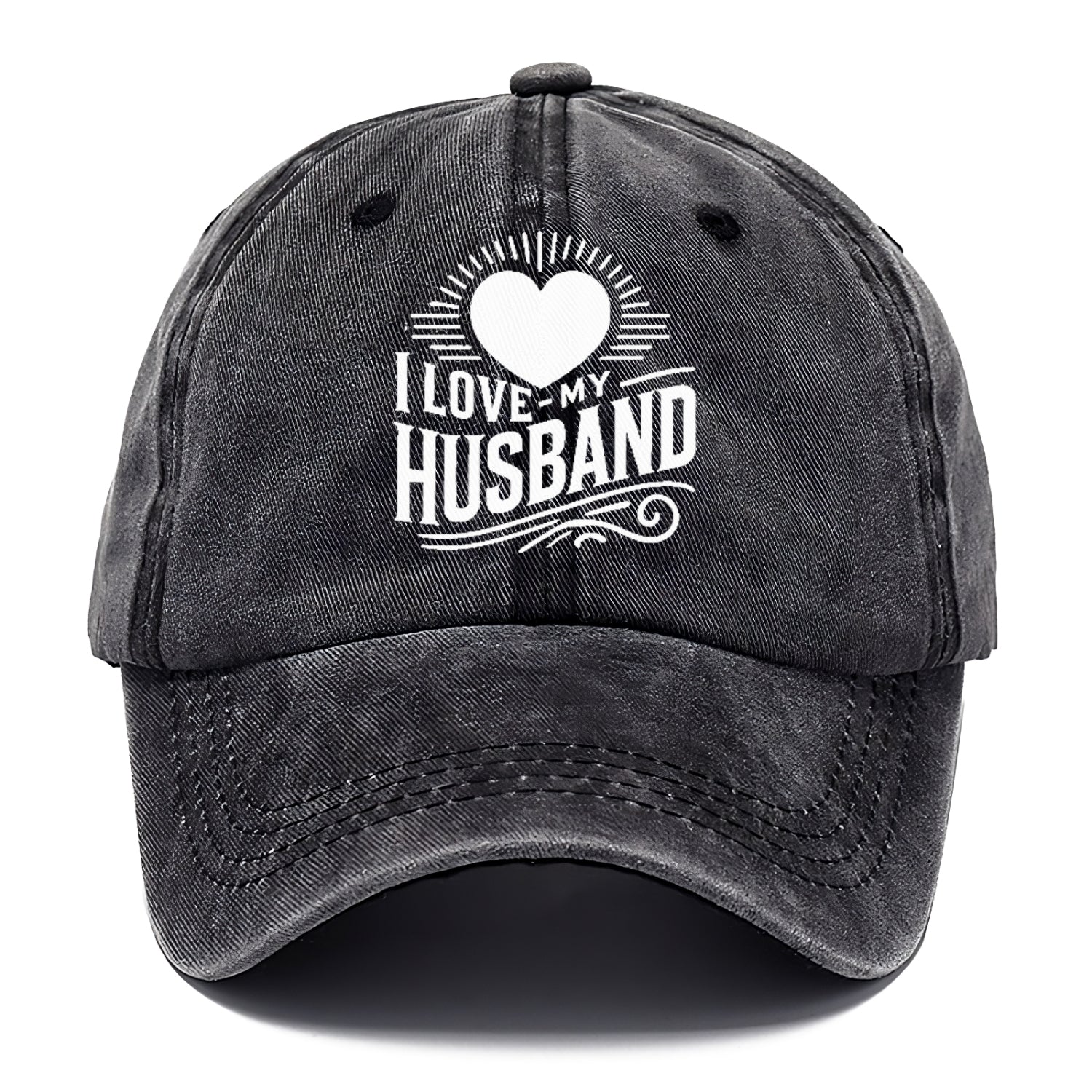 i love my husband Hat