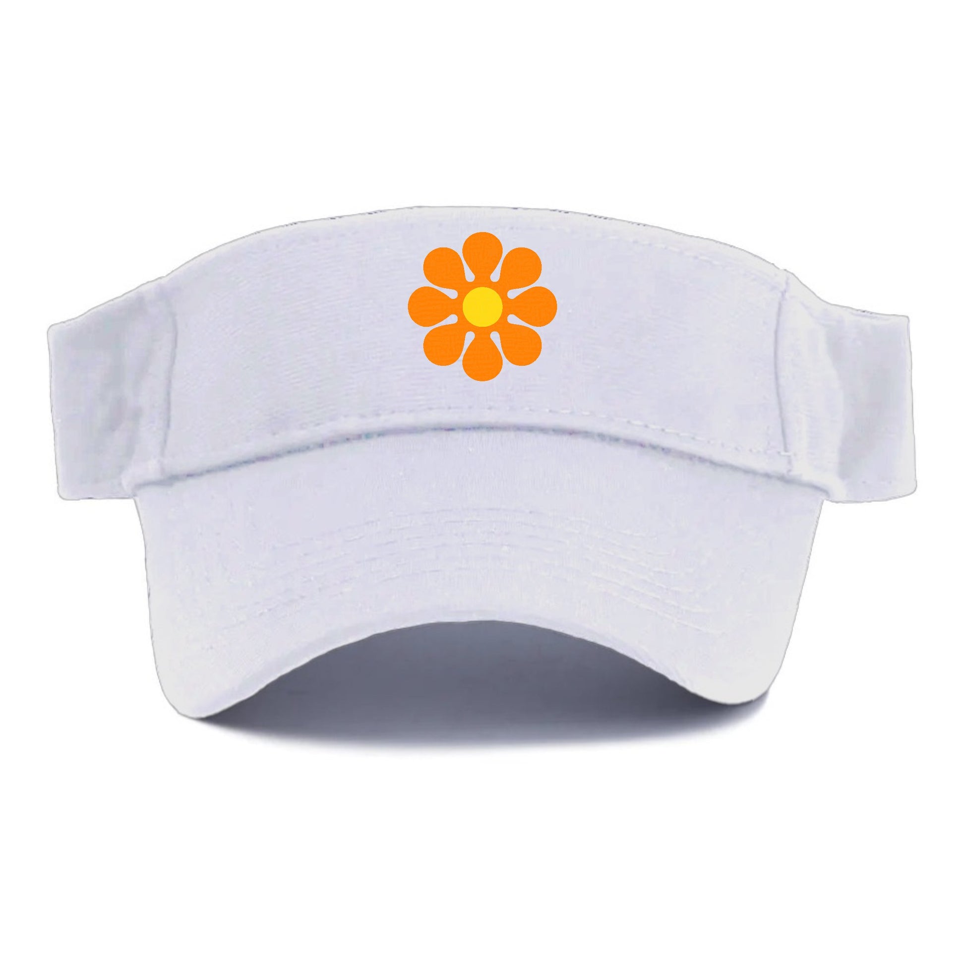 Retro 80s Flower Orange Hat