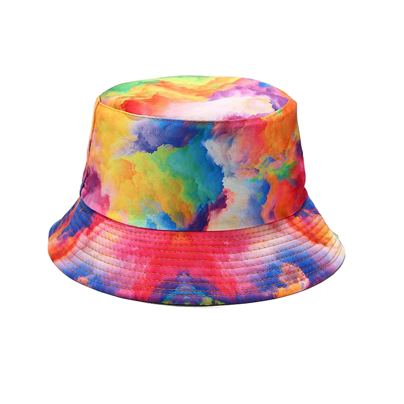 Pandaize Unisex Print Double-Side-Wear Reversible Bucket Hat