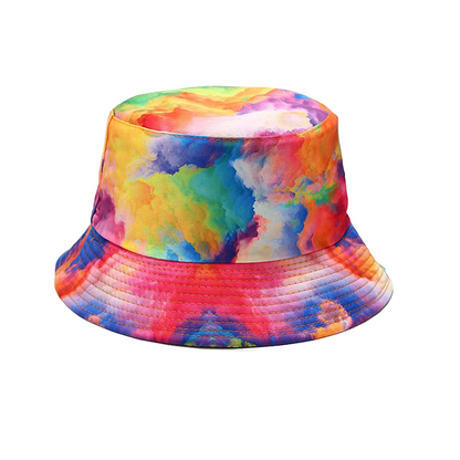 Pandaize Unisex Print Double-Side-Wear Reversible Bucket Hat