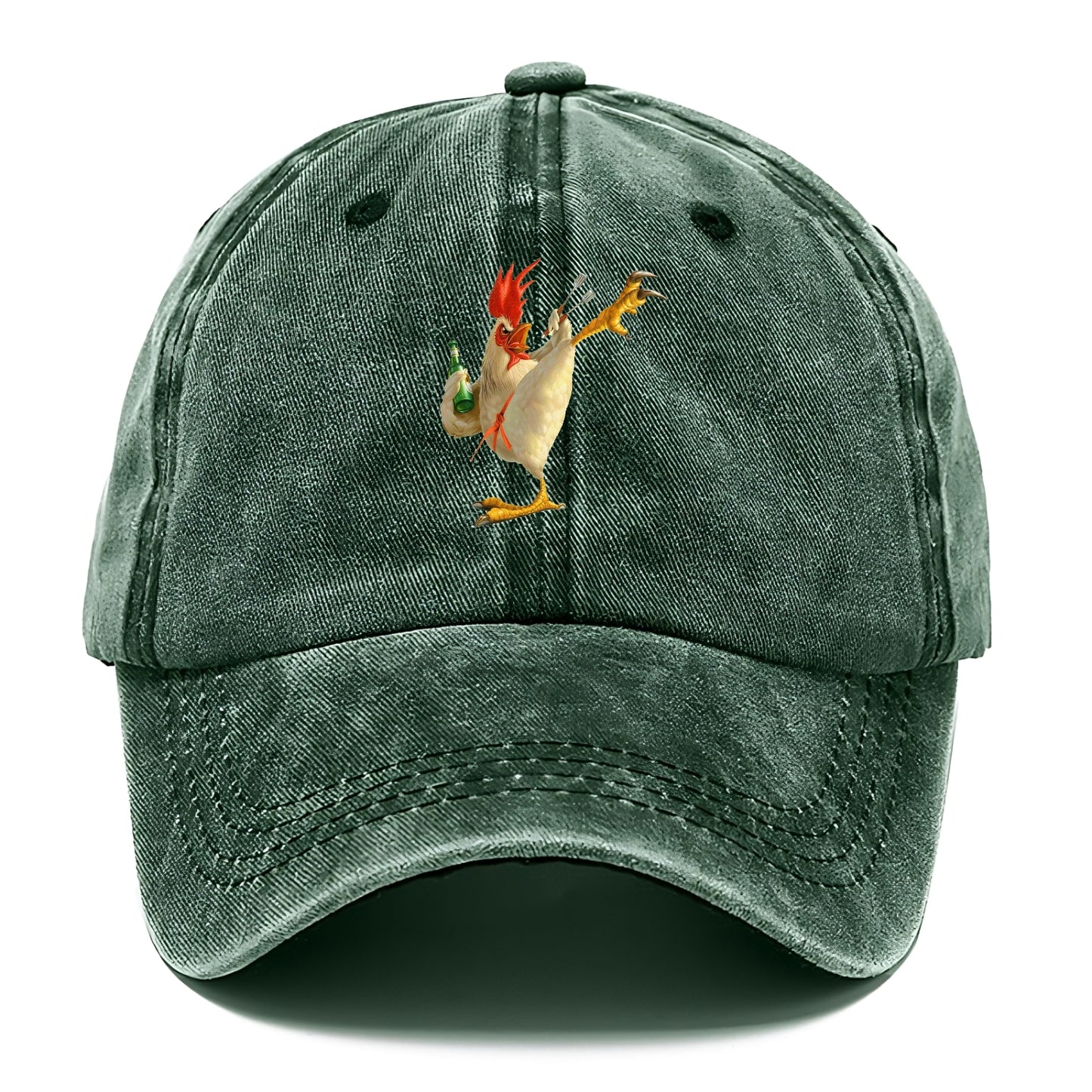 Crazy Rooster Fantasy Art Hat