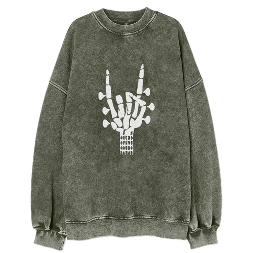 Hand Horns Vintage Sweatshirt