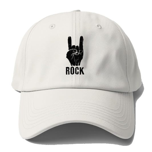 hand horn rock n roll Hat