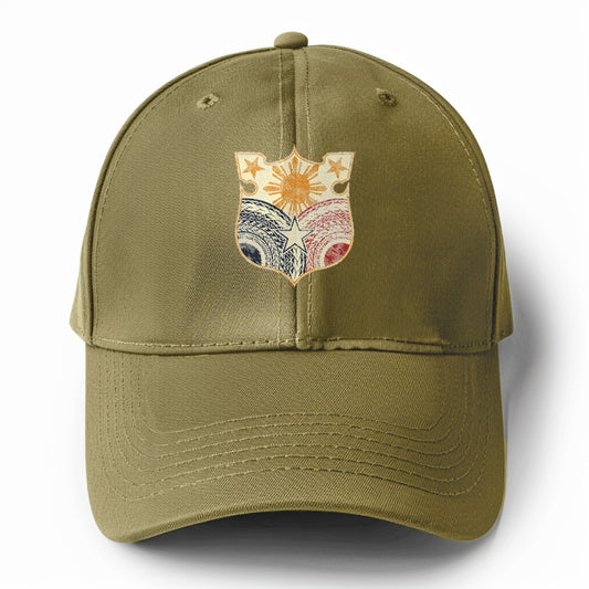 Filipino Tribal Shield Art Hat