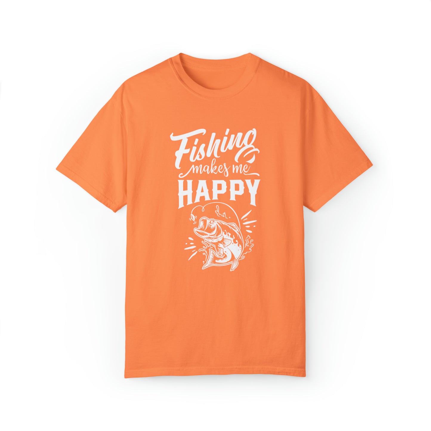 "Serene Waters: Fishing-Infused Happiness" T-Shirt