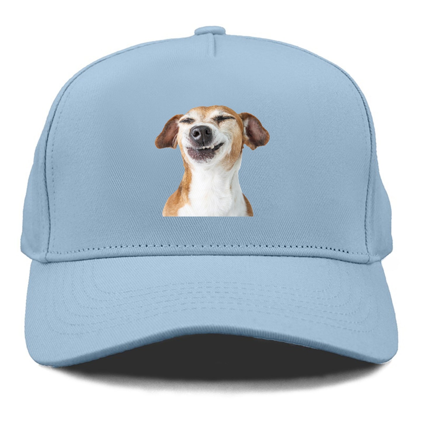 Joyful Jack Russell Terrier with a beaming, toothy smile Hat