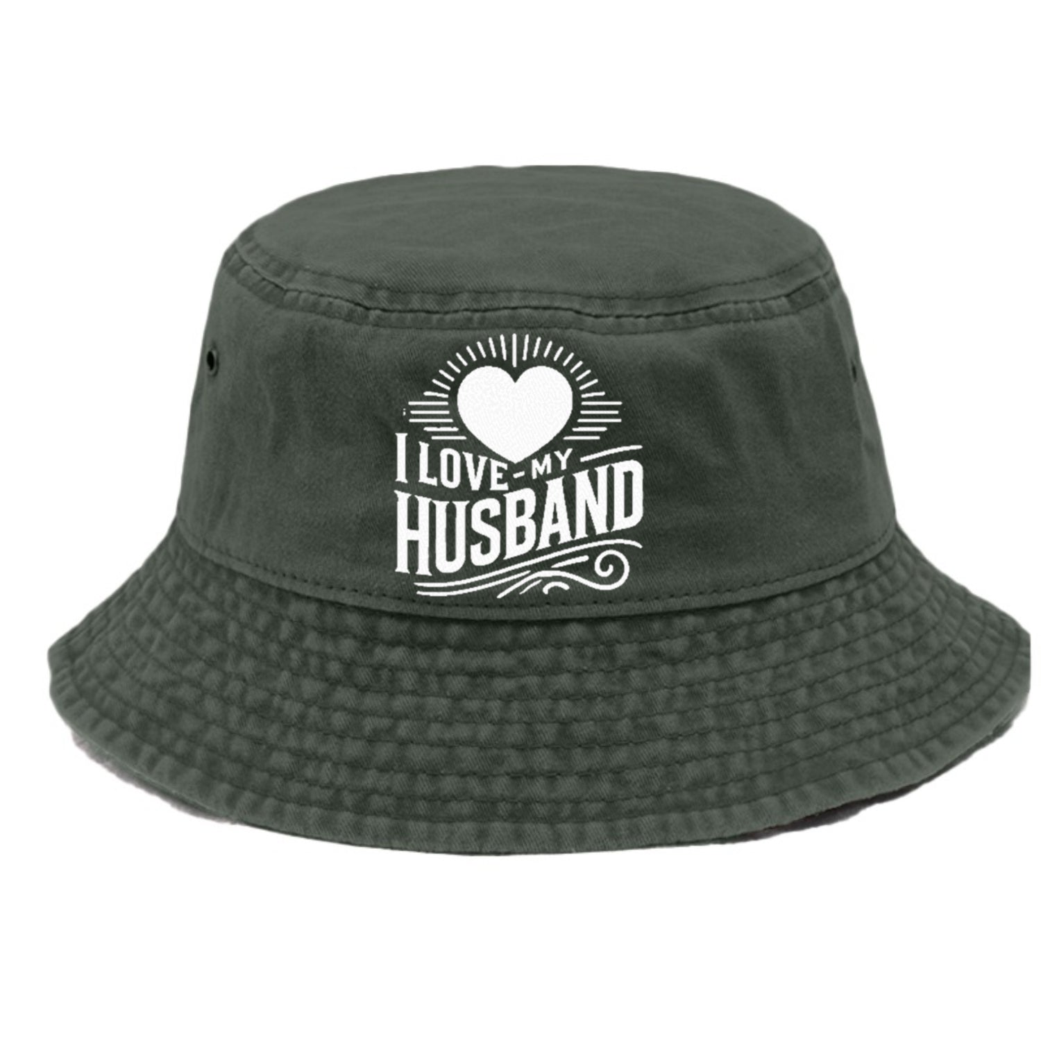 i love my husband Hat