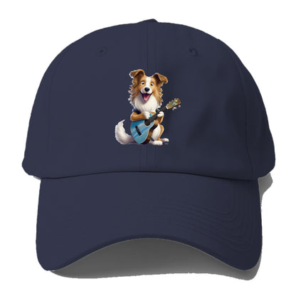 Shepherd Dog playing a guitar Hat