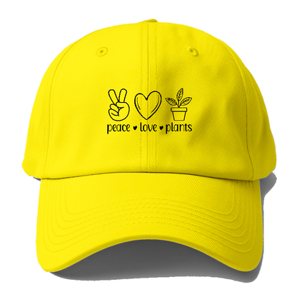 peace love plants Hat