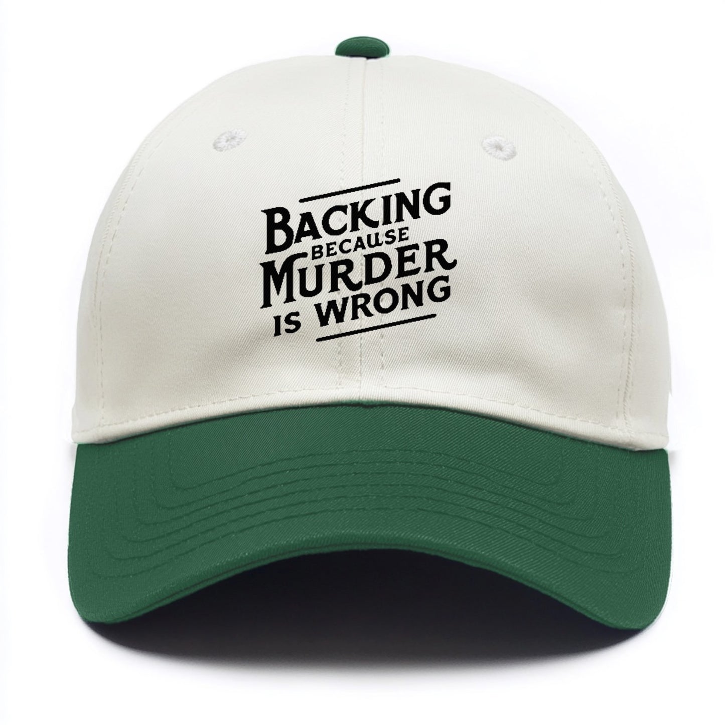 backing because murder is wrong Hat