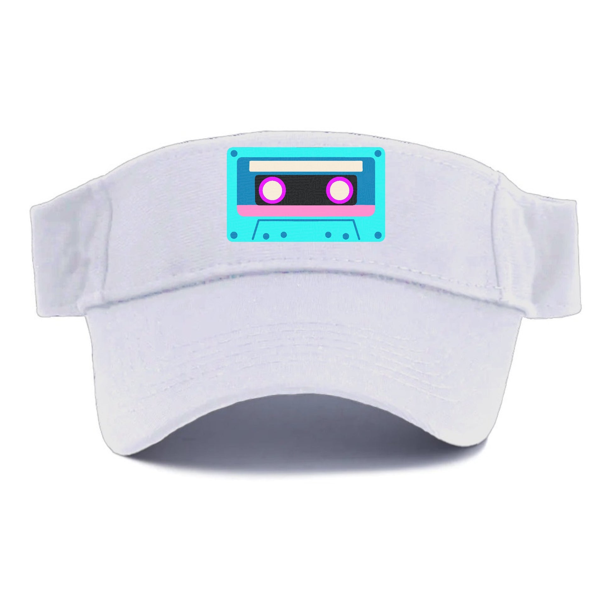 Retro 80s Cassette Blue Hat