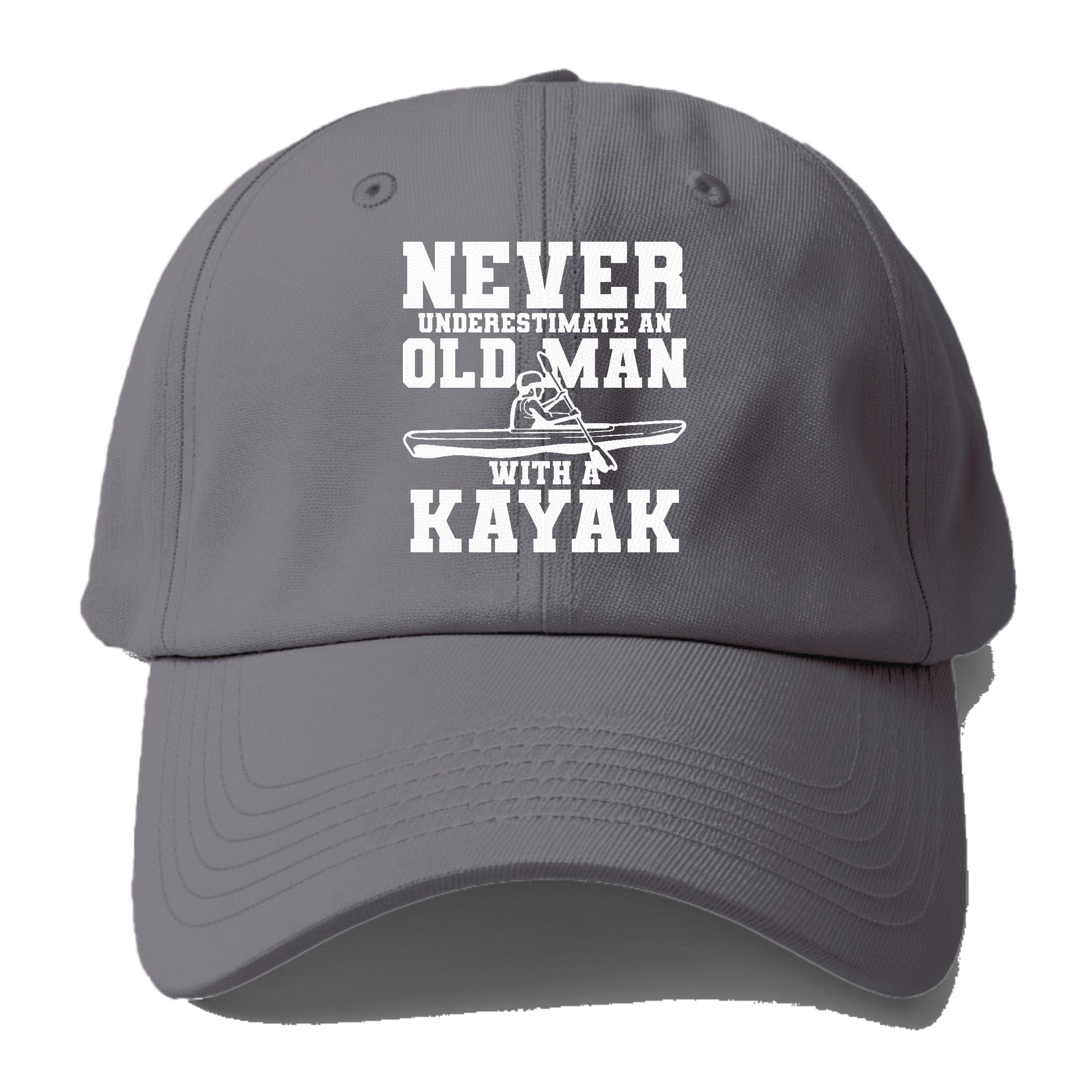 never underestimate an old man with a kayak Hat