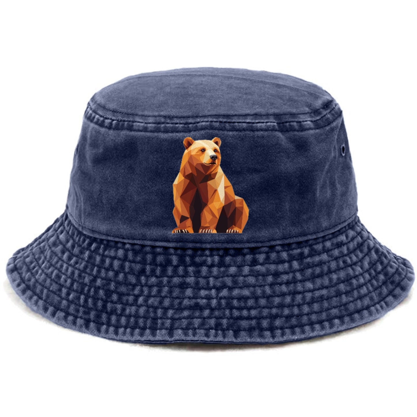 Geometric Bear in Rest Hat