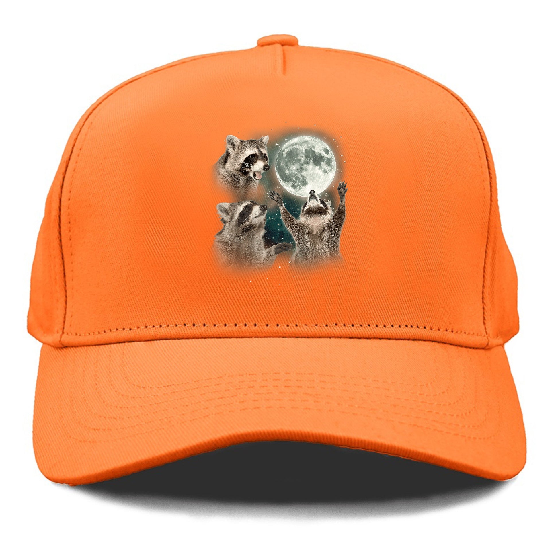 Racoons howling at the Moon Hat