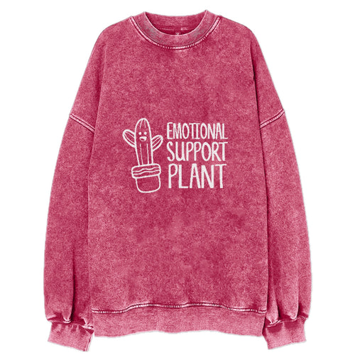 Emotional Support Plant Vintage Sweatshirt