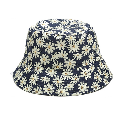 Pandaize Sombrero de cubo reversible con estampado unisex de doble cara 