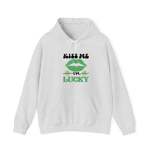 Kiss Me Im Lucky Hooded Sweatshirt