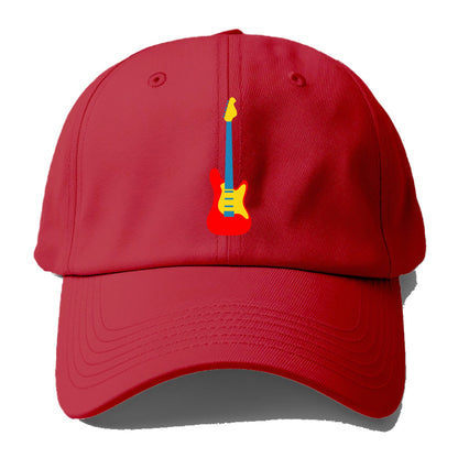 Retro 80s Guitar Red Hat