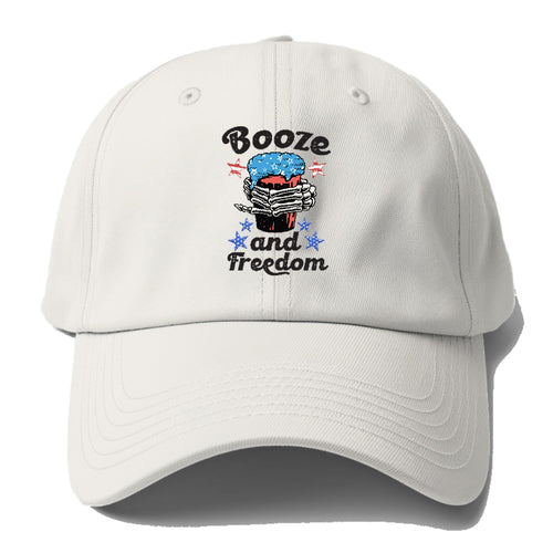 Booze And Freedom Baseball Cap