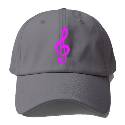 Retro 80s Music Note Purple Hat