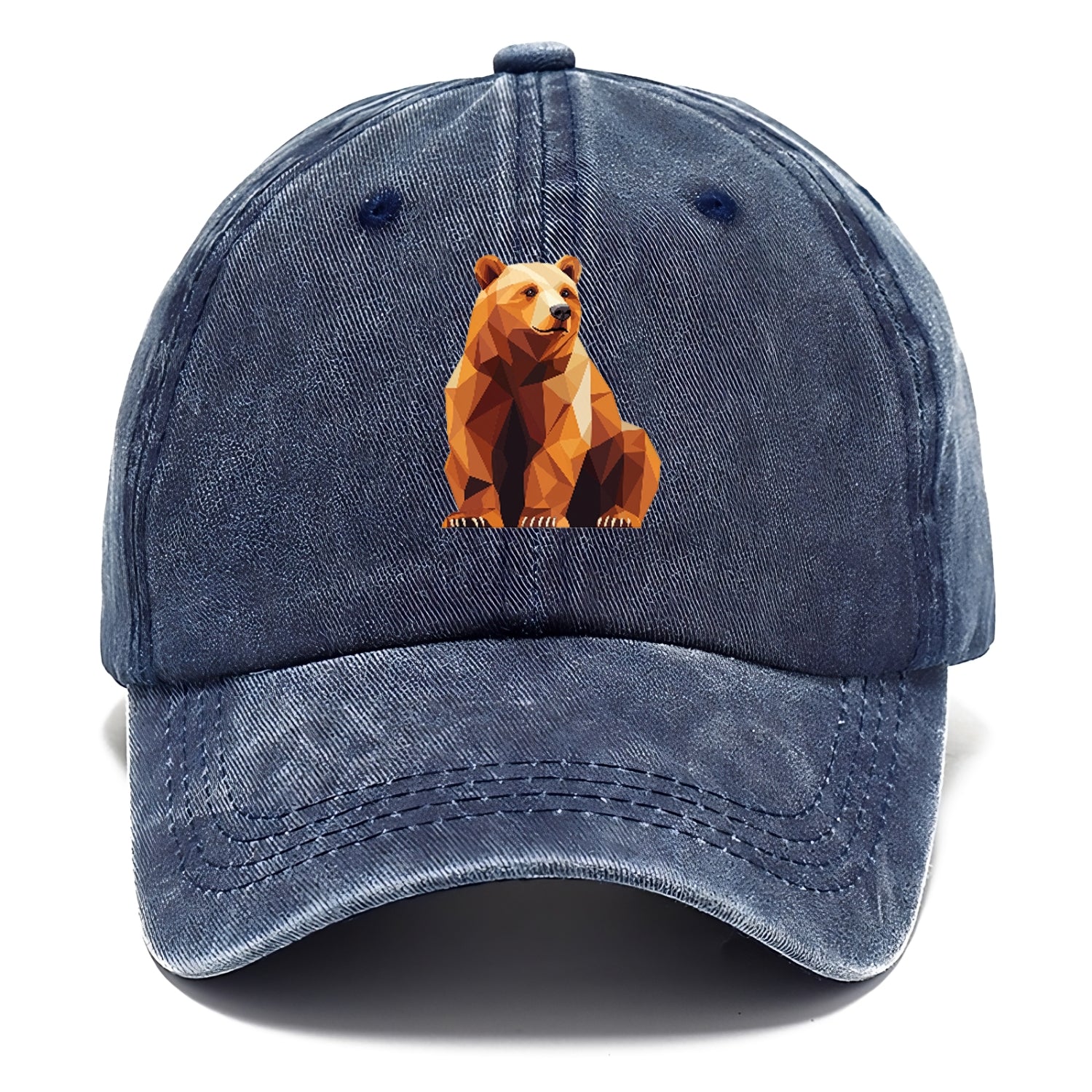 Geometric Bear in Rest Hat