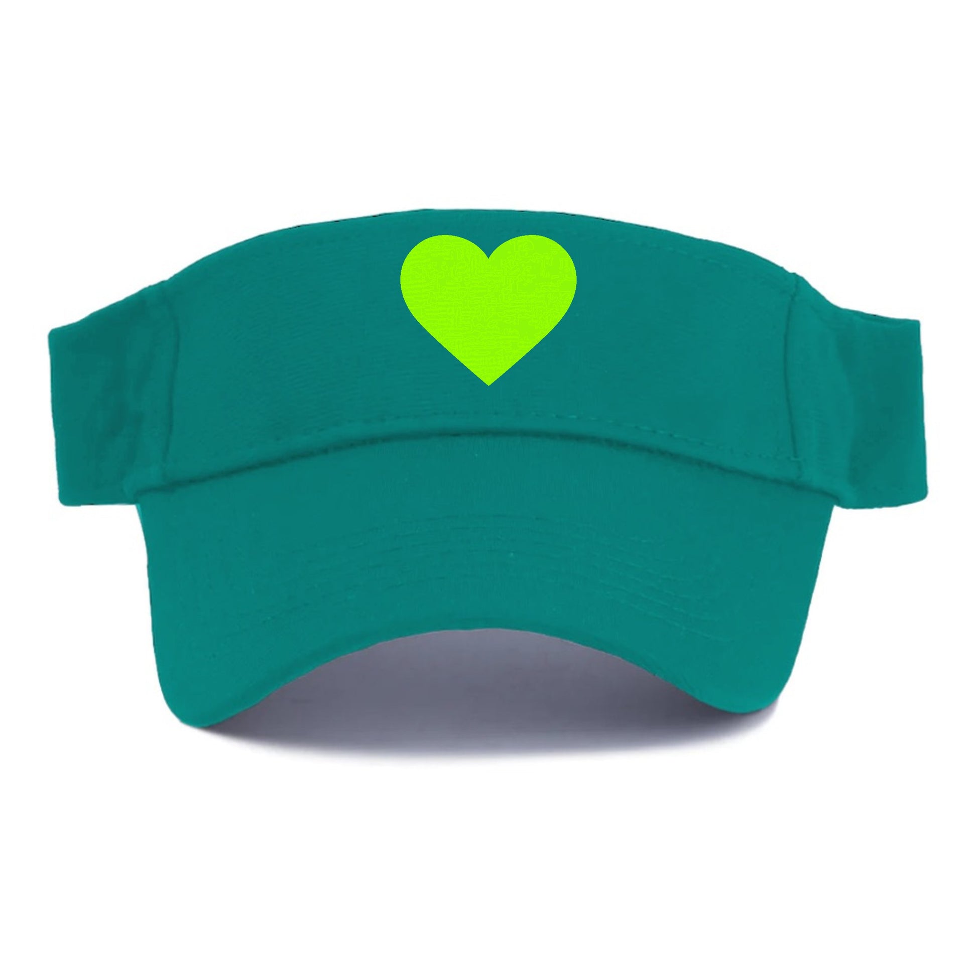 Retro 80s Heart Green Hat