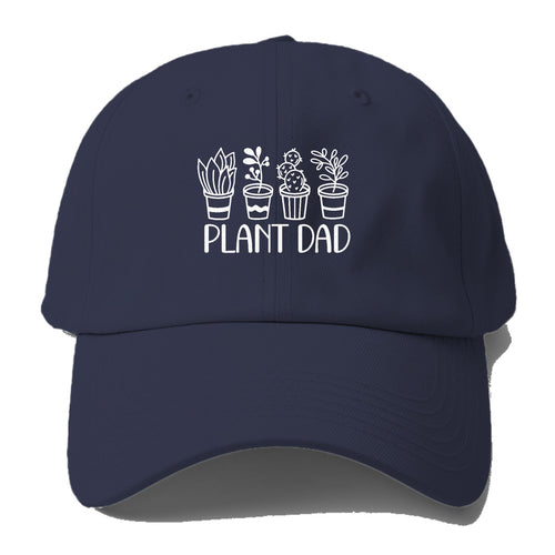 Plant Dad Baseball Cap For Big Heads