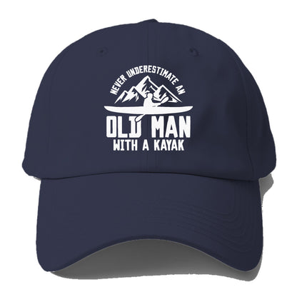 never underestimate an old man with a kayak! Hat