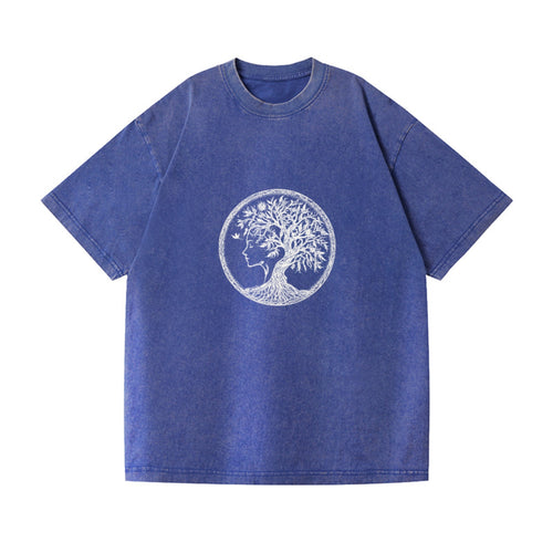 Intertwined Existence The Tree Of Life Vintage T-shirt