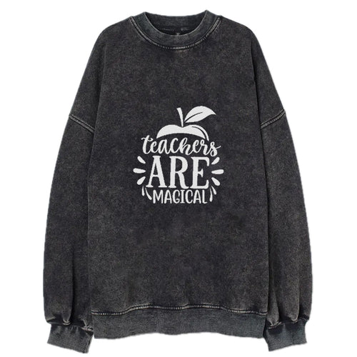 Teachers Are Magical Vintage Sweatshirt