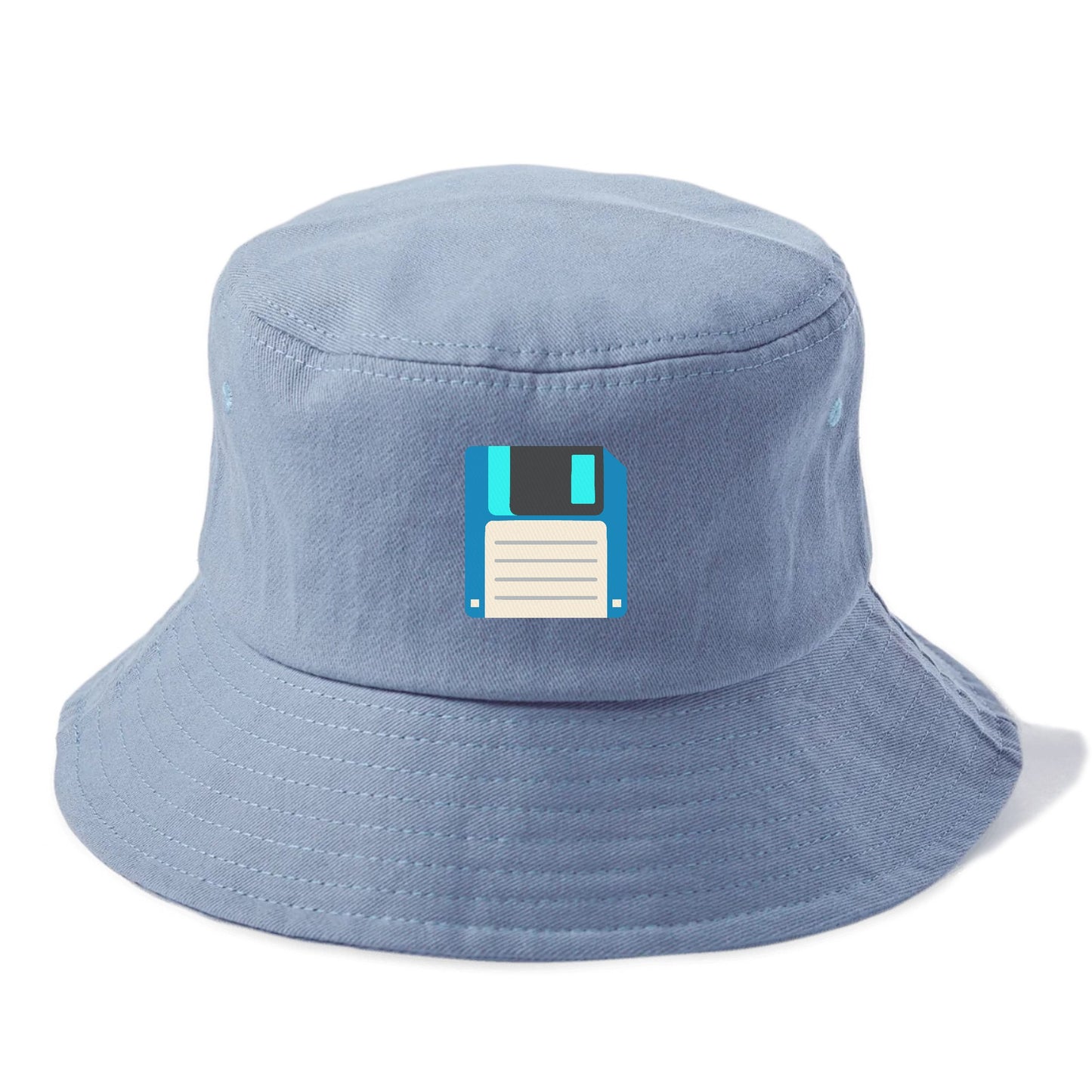 Retro 80s Floppy Disk Blue Hat