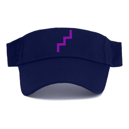 Retro 80s Zig Zag Purple Hat