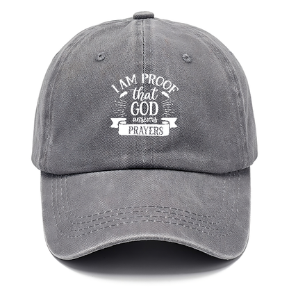 I am proof that god answers prayers Hat