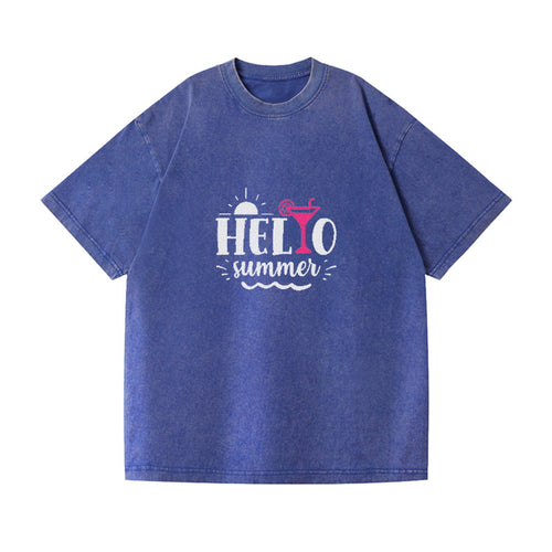 Hello Summer 3 Vintage T-shirt