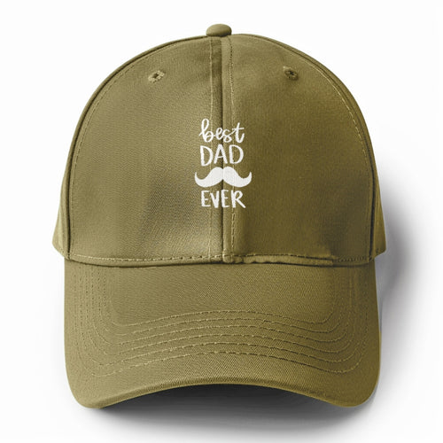 Best Dad Ever Solid Color Baseball Cap