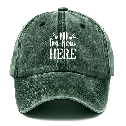 Hi I'm new here Hat